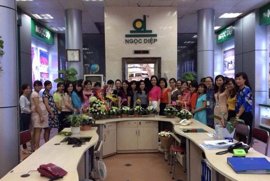 The women day at Ngoc Diep company