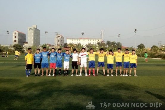 Công đoàn Công ty Ngọc Diệp tổ chức trận đấu giao hữu giữa tuyển FC Văn phòng và FC Nhà máy.