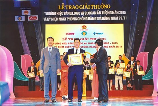 Ngoc Diep Production and Trading company was honored to be on the top 25 ” Golden Brand – Logo and Slogan impressive 2015 ”