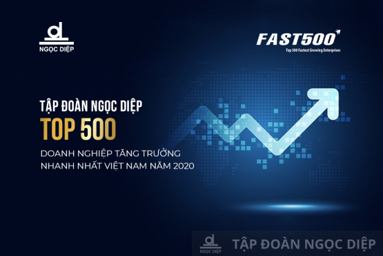 Tập đoàn Ngọc Diệp lọt Top 500 doanh nghiệp tăng trưởng nhanh nhất Việt Nam năm 2021