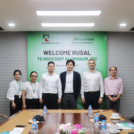 Nhôm Dinostar chào mừng nhà sản xuất nhôm lớn thứ 2 thế giới Rusal sang thăm và làm việc