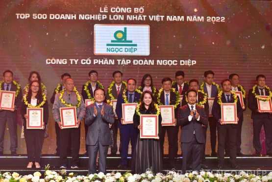 Ngoc Diep Group and Ngoc Diep Aluminum Joint Stock Company continue to appear in the TOP500 largest enterprises in Vietnam