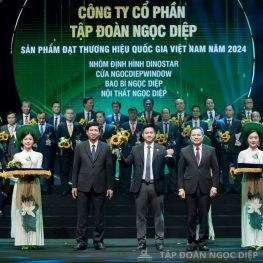 Ngoc Diep Group receives Vietnam National Brand 2024 for the 4th consecutive year with four leading product lines