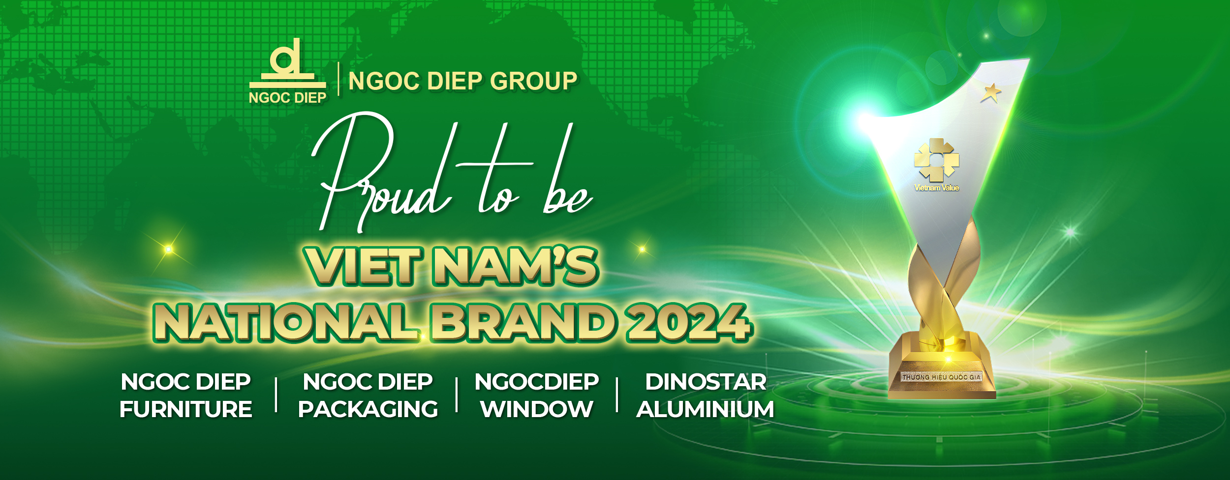 Ngoc Diep Group pround to be Vietnam’s National Brand 2024