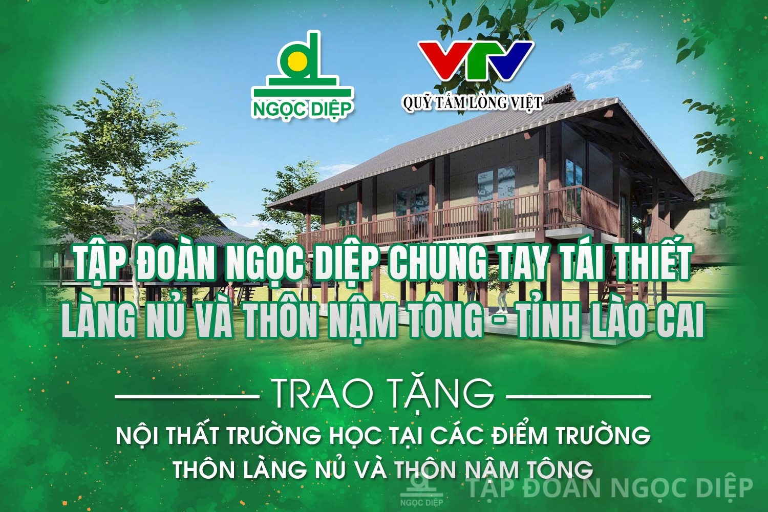 Tập đoàn Ngọc Diệp tái thiết làng Nủ