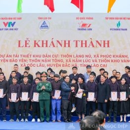 Inauguration of Lang Nu and Nam Tong Villages: Ngoc Diep Group Joins Hands to “Revive” New Lives