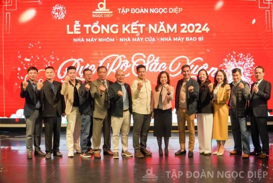 Lễ Tổng kết hoạt động sản xuất kinh doanh năm 2024: Nhà máy Bao bì – Nhà máy Cửa – Nhà máy Nhôm Ngọc Diệp