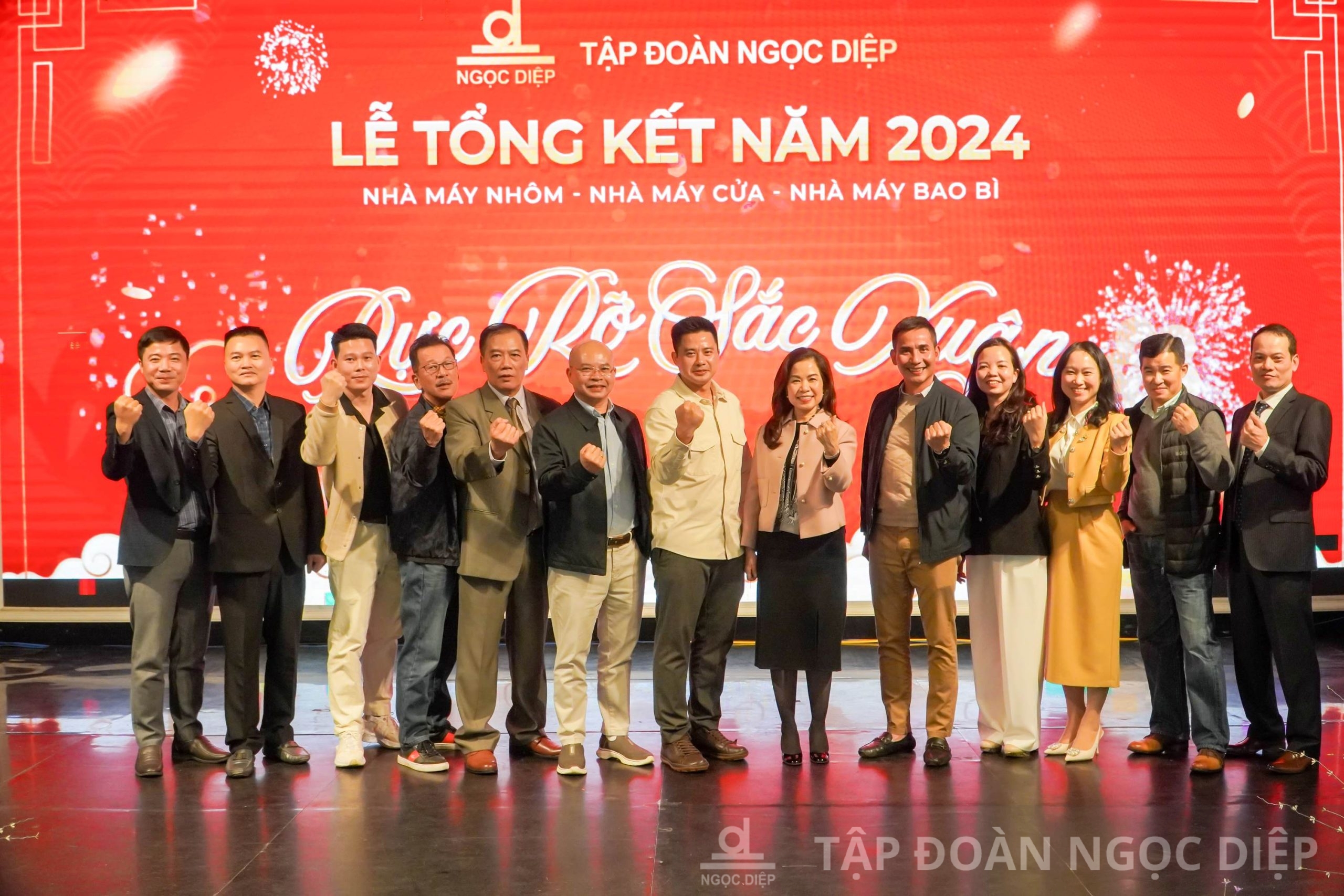 Lễ Tổng kết hoạt động sản xuất kinh doanh năm 2024: Nhà máy Bao bì – Nhà máy Cửa – Nhà máy Nhôm Ngọc Diệp
