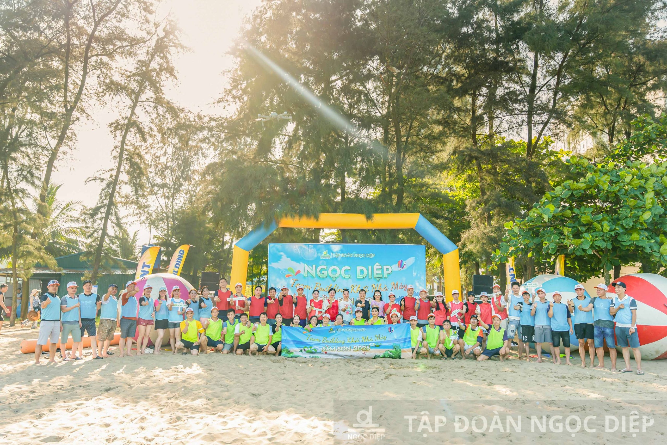 Tập đoàn Ngọc Diệp tổ chức team building du lịch Sầm Sơn 2025 cho khối Nhà máy