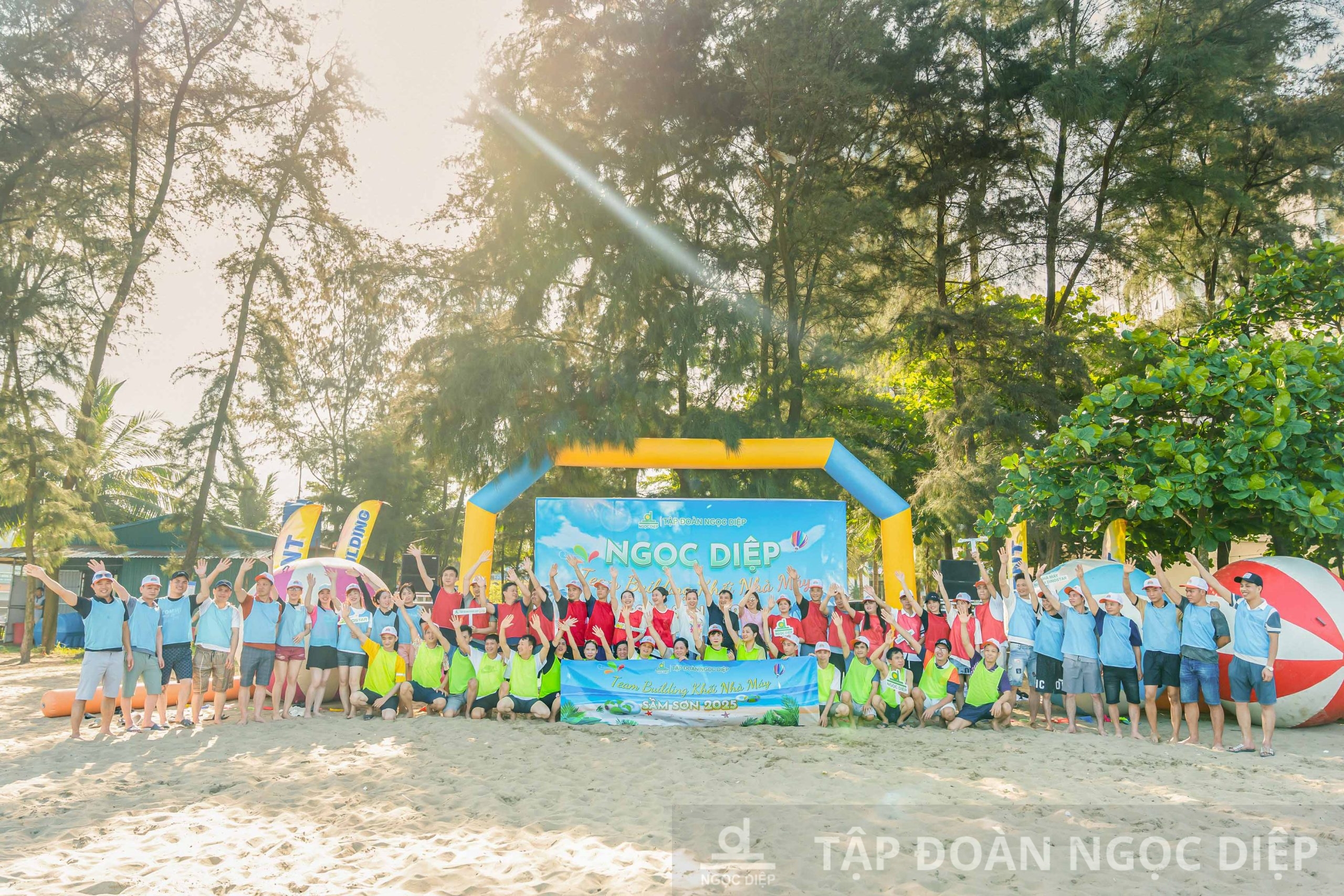 Tập đoàn Ngọc Diệp tổ chức team building du lịch Sầm Sơn 2025 cho khối Nhà máy