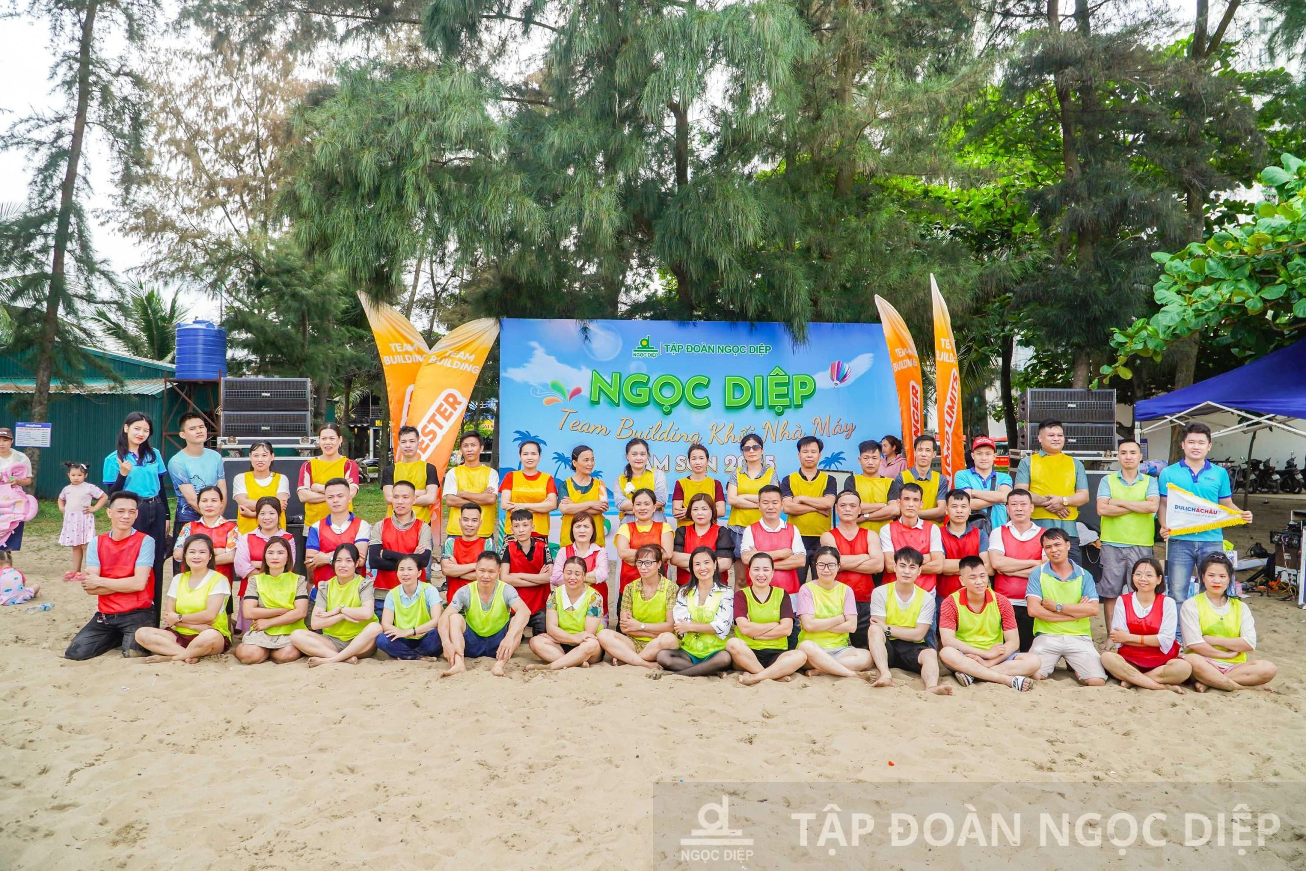 Tập đoàn Ngọc Diệp tổ chức team building du lịch Sầm Sơn 2025 cho khối Nhà máy