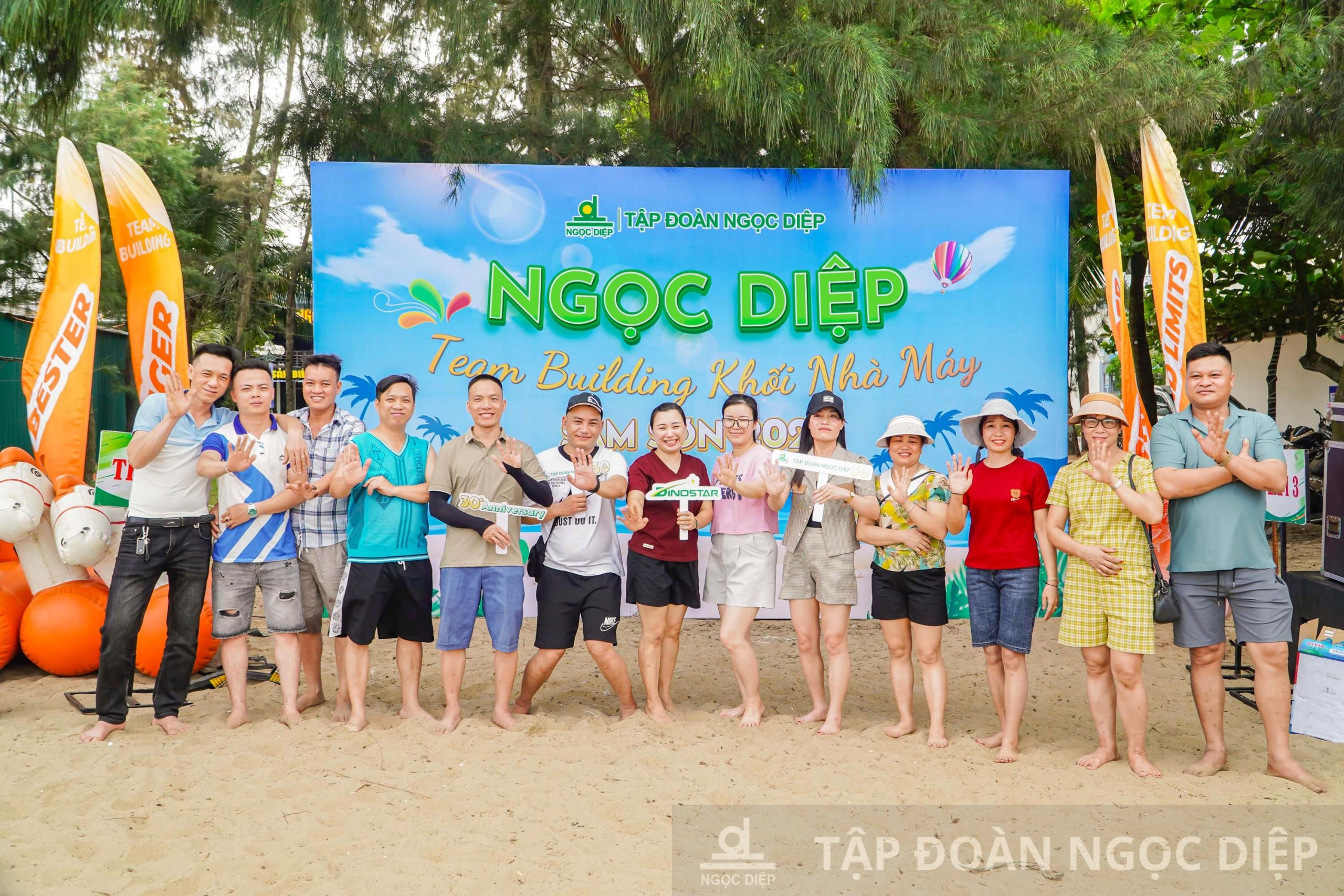 Tập đoàn Ngọc Diệp tổ chức team building du lịch Sầm Sơn 2025 cho khối Nhà máy
