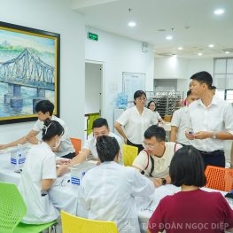 Tập đoàn Ngọc Diệp tổ chức khám sức khỏe cho cán bộ, công nhân viên