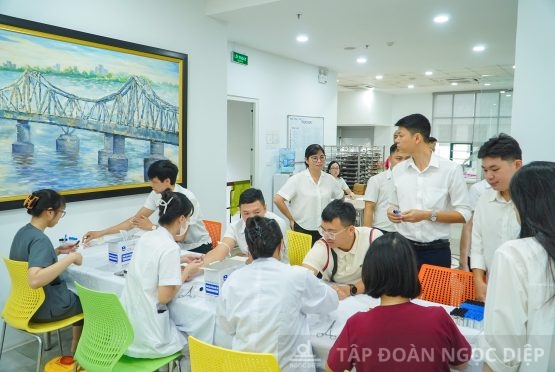 Tập đoàn Ngọc Diệp tổ chức khám sức khỏe cho cán bộ, công nhân viên
