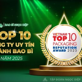 Bao bì Ngọc Diệp khẳng định vị thế trong Top 10 Công ty uy tín ngành Bao bì năm 2025