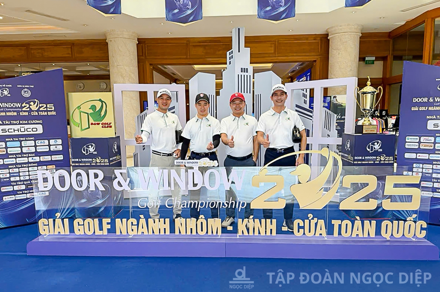 Nhôm DINOSTAR hân hạnh là nhà tài trợ vàng thường niên của giải Golf ngành Nhôm – Kính – Cửa toàn quốc 2025 
