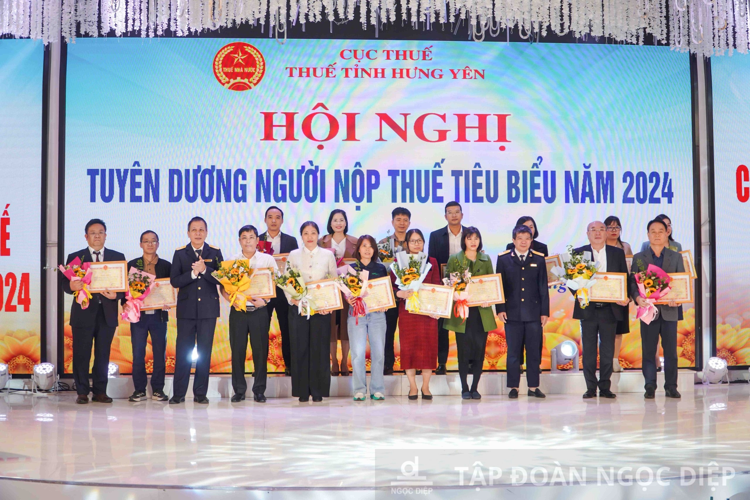 Công ty Cổ phần Ngọc Diệp vinh dự được tuyên dương là Đơn vị nộp thuế tiêu biểu năm 2024