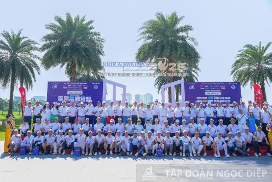 Nhôm DINOSTAR hân hạnh là nhà tài trợ vàng thường niên của giải Golf ngành Nhôm – Kính – Cửa toàn quốc 2025