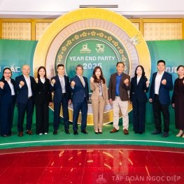 Bùng nổ cảm xúc với chương trình Tổng kết cuối năm 2025 & Tri ân cán bộ nhân viên đã đóng góp và đồng hành 30 năm cũng Tập đoàn Ngọc Diệp