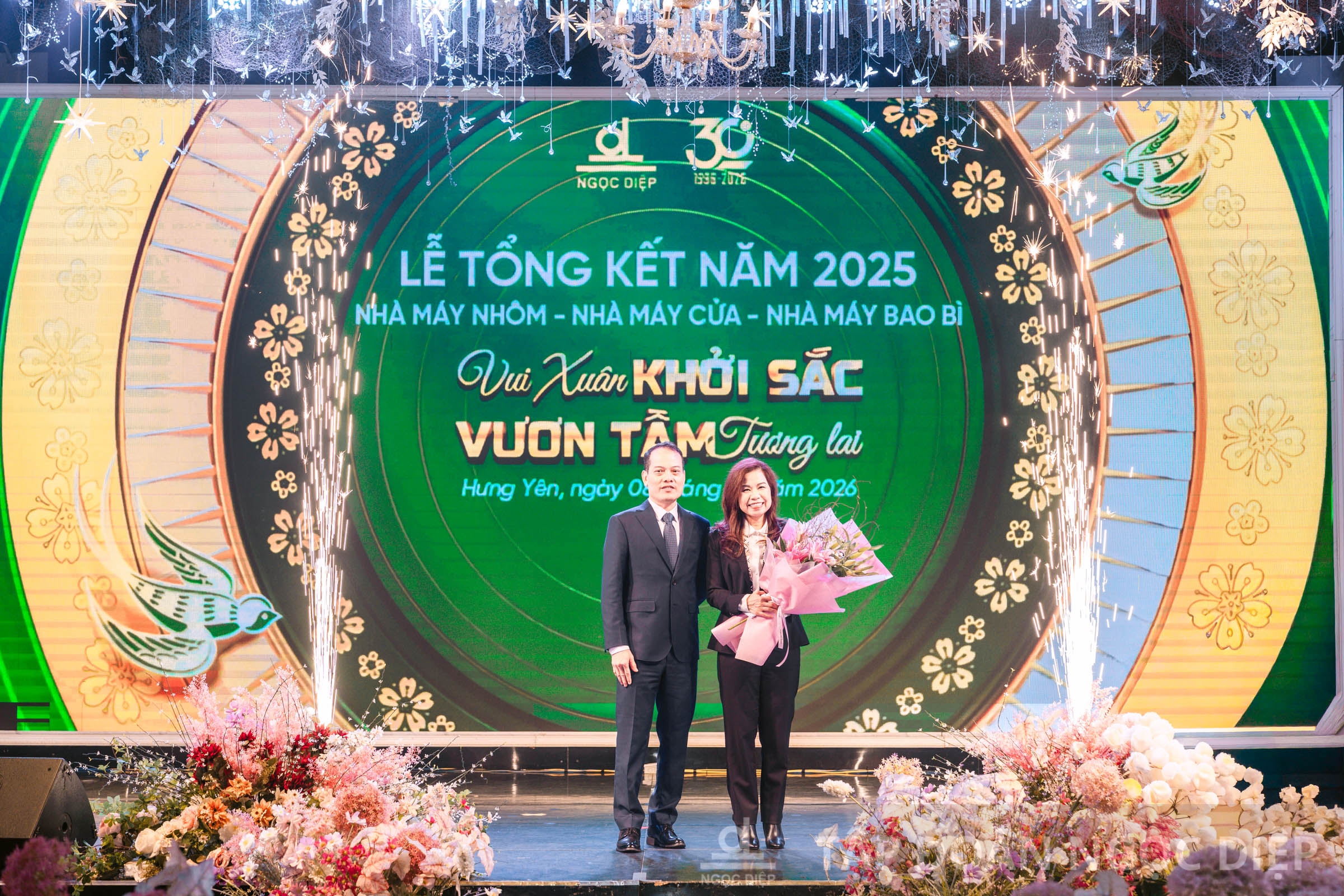 Lễ tổng kết và Tri ân CBCNV Thâm niên khối Nhà máy Khối Tập đoàn Ngọc Diệp