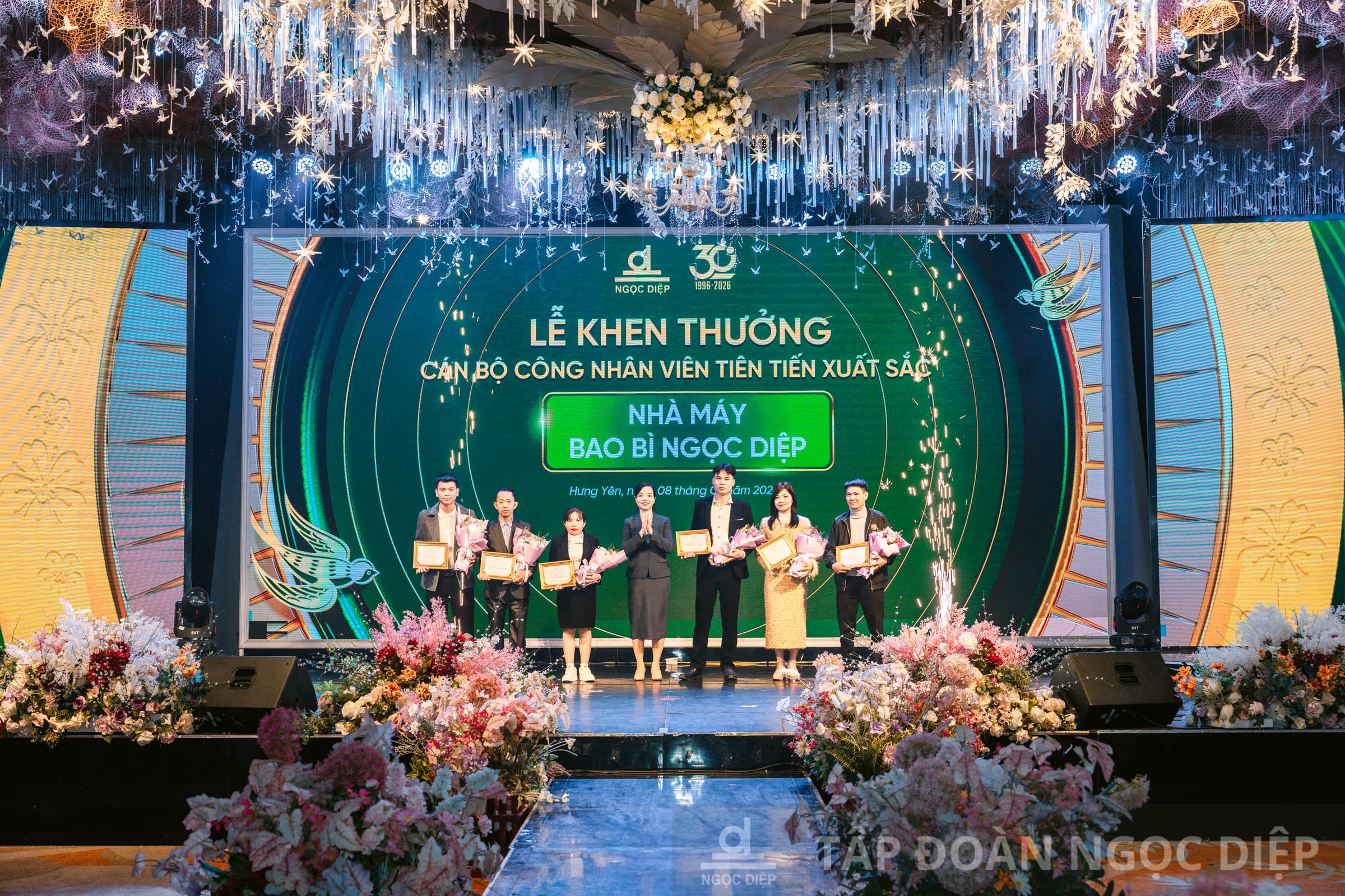 Lễ tổng kết và Tri ân CBCNV Thâm niên khối Nhà máy Khối Tập đoàn Ngọc Diệp