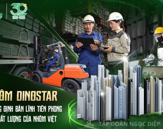 NHÔM DINOSTAR: KHẲNG ĐỊNH BẢN LĨNH TIÊN PHONG VÀ CHẤT LƯỢNG CỦA NHÔM VIỆT