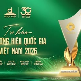 TẬP ĐOÀN NGỌC DIỆP ĐƯỢC VINH DANH “THƯƠNG HIỆU QUỐC GIA VIỆT NAM” LẦN THỨ 5 LIÊN TIẾP VỚI 4 DÒNG SẢN PHẨM CHỦ LỰC